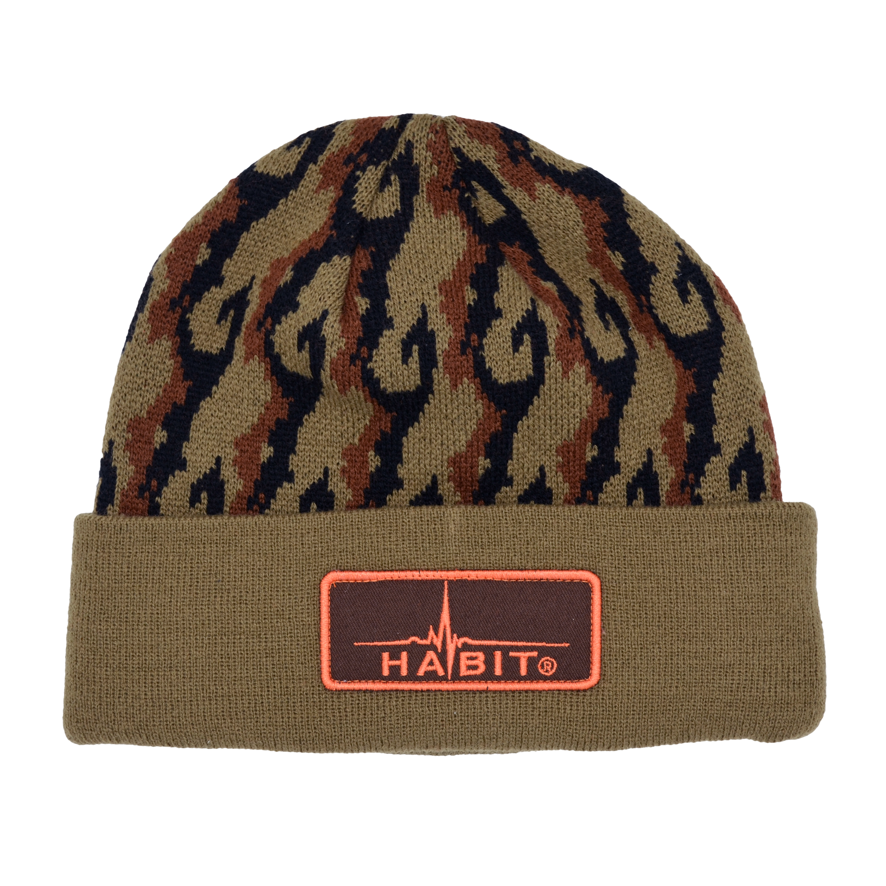 Knit Camo Stocking Cap