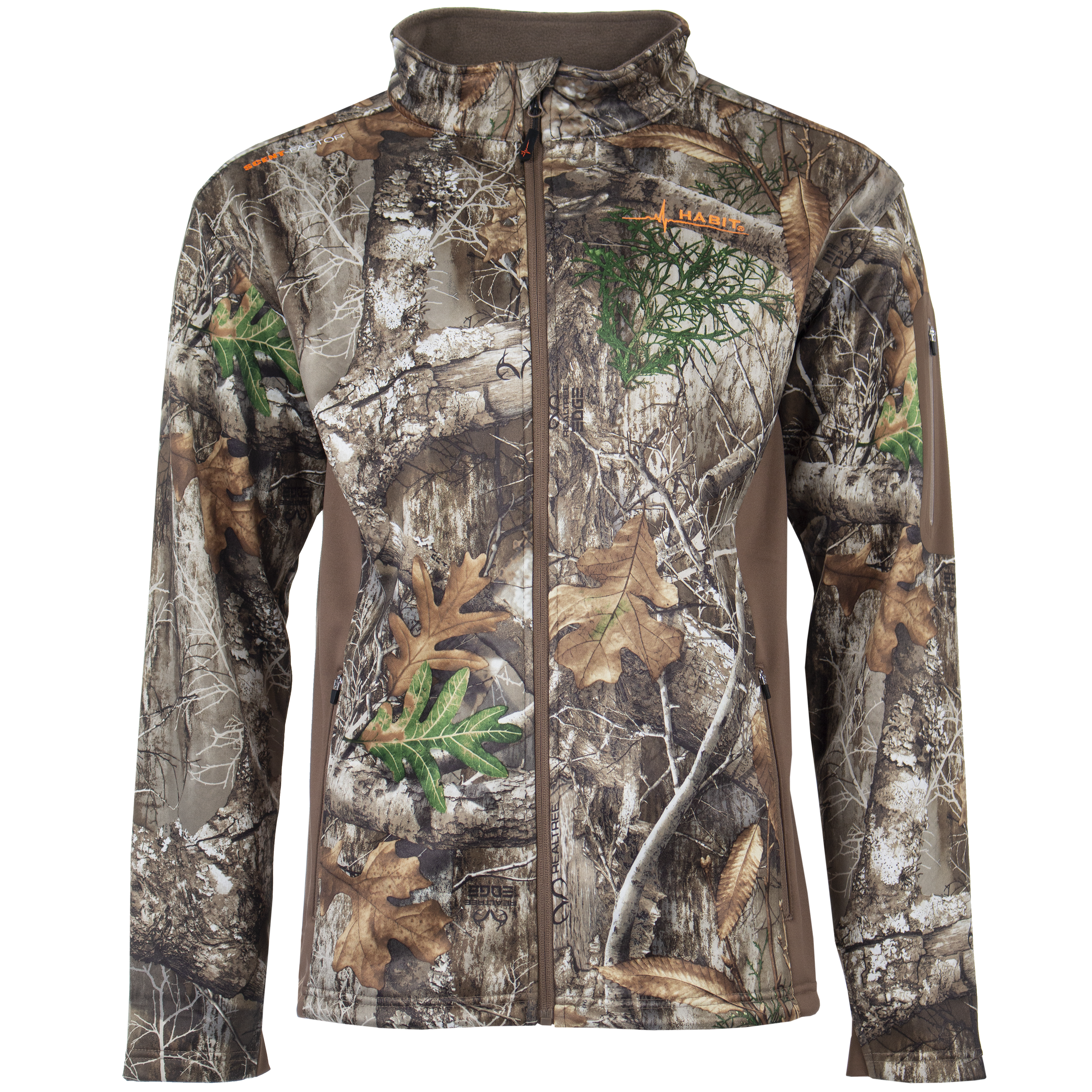 Realtree Men's Scent Factor Hunting Jacket, Realtree Edge, Size