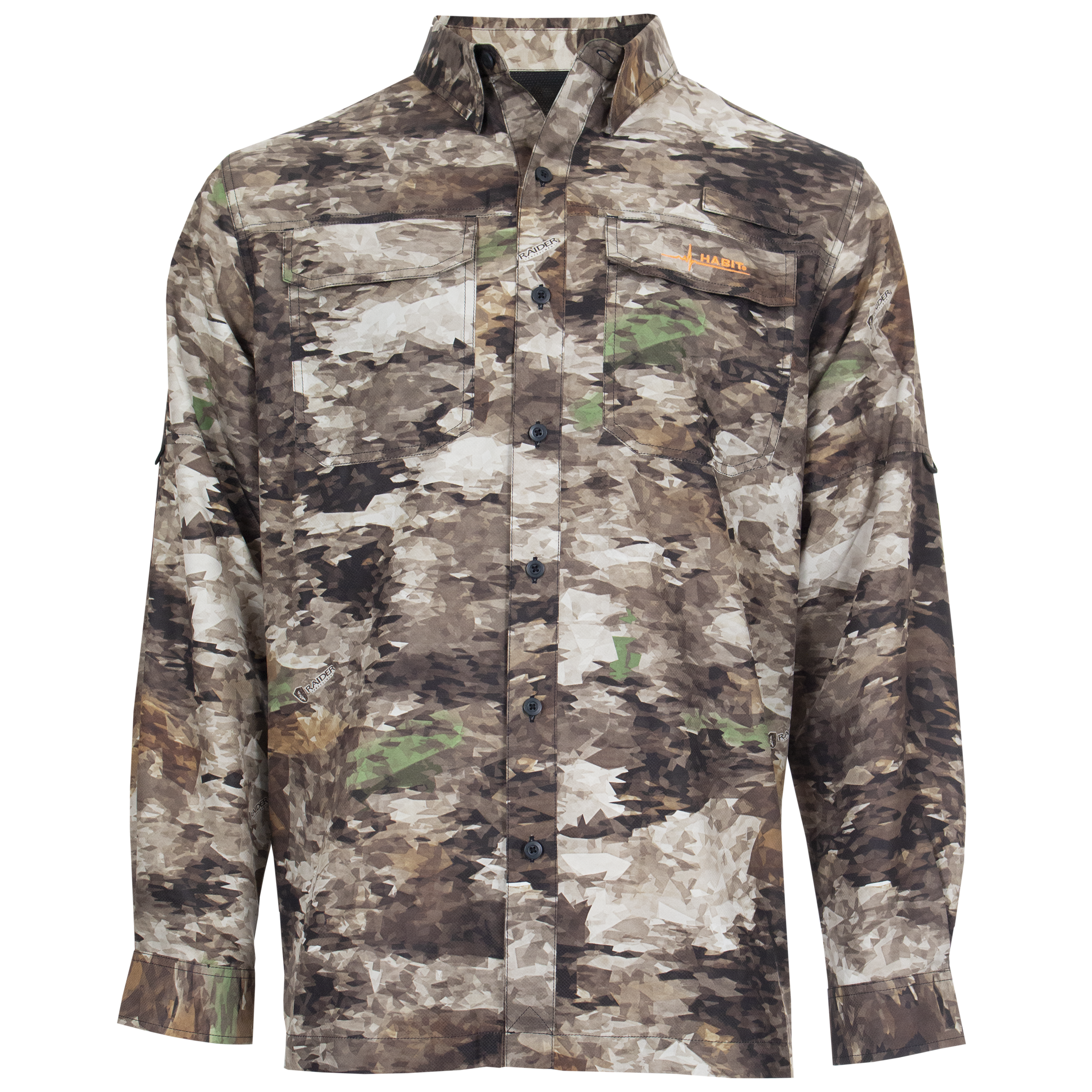 Rattlers Brand, Shirts, Rattlers Brand Perforated Long Sleeve Camo Shirt  Large