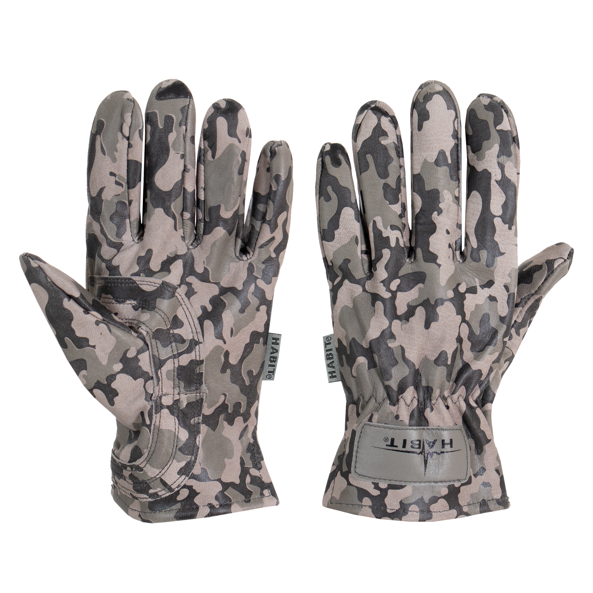 All-Purpose Camo Leather Gloves