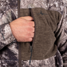 Men’s Shadow Series Windproof Fleece Jacket Mossy Oak Coyote chest pocket