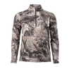 Men’s Shadow Series Zoned Performance ¼ Zip Mossy Oak Coyote front on form