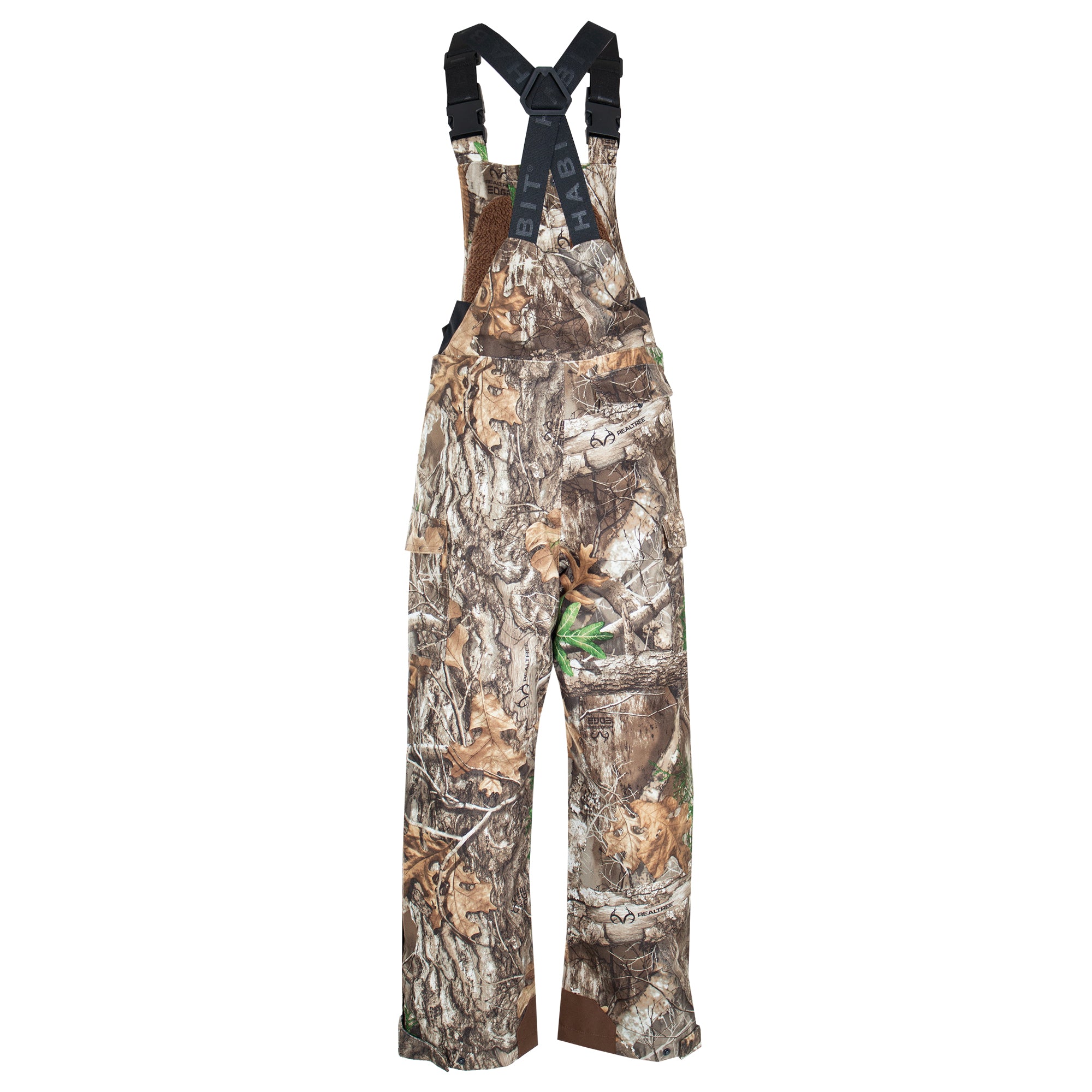 Youth Country Trek Stretch Waterproof Insulated Bib Realtree Edge back on form