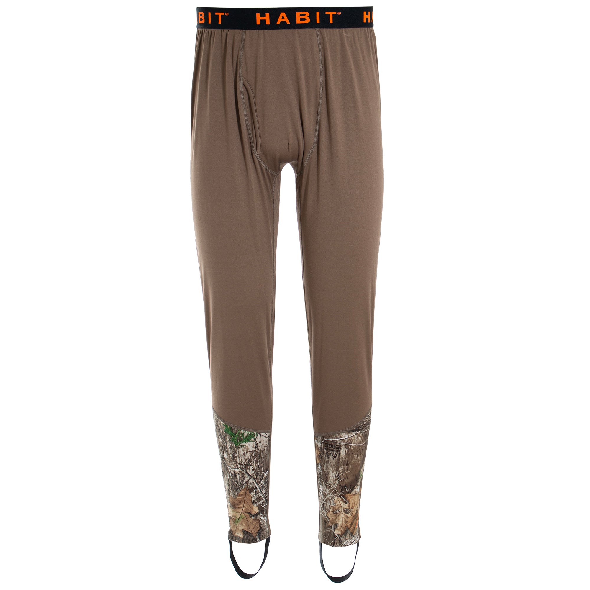 Men’s Buck Hill Base Layer Pant Realtree Edge Front on form