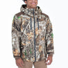 Men's Country Trek Stretch Waterproof Insulated Jacket Realtree Edge front on model