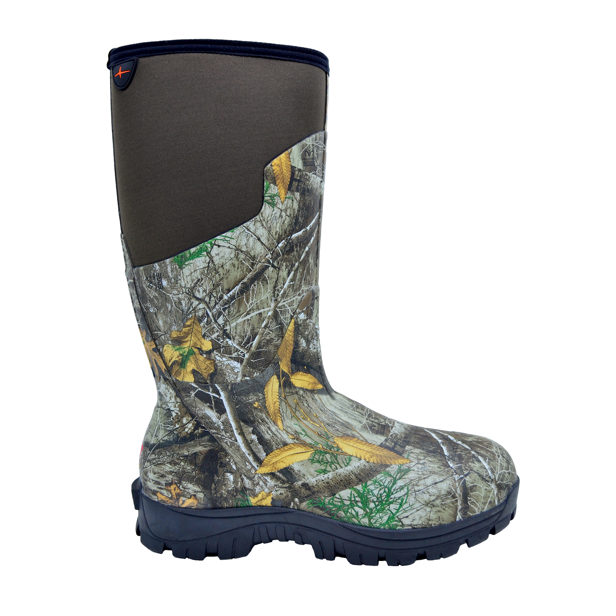 Men’s 800gram Insulated 15" Waterproof Rubber Boots Realtree Edge Outside