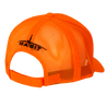 Blaze Orange Mesh Back Hat Back