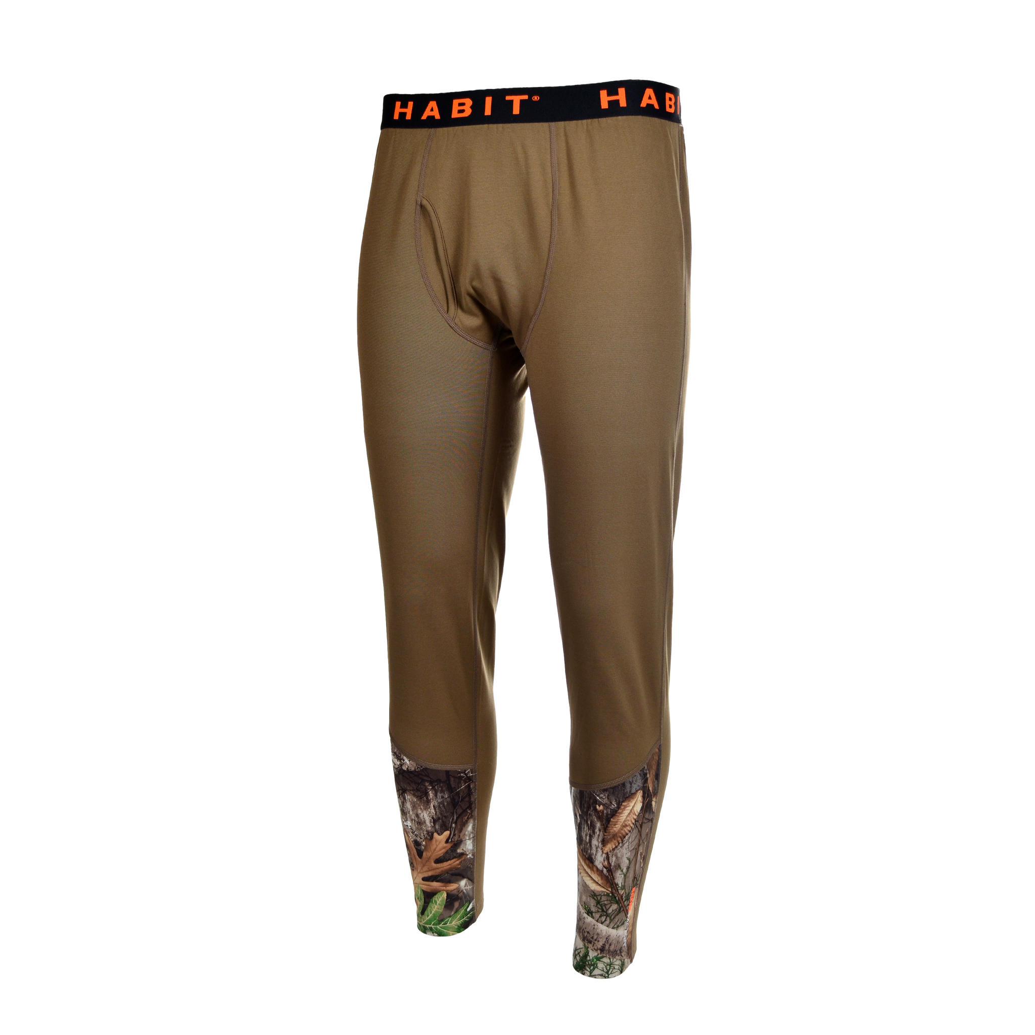 Men's Buck Hill Base Layer Bottom Realtree Edge Front View