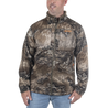 Men's Early Dawn Sherpa Shell Jacket Realtree Excape Front on model