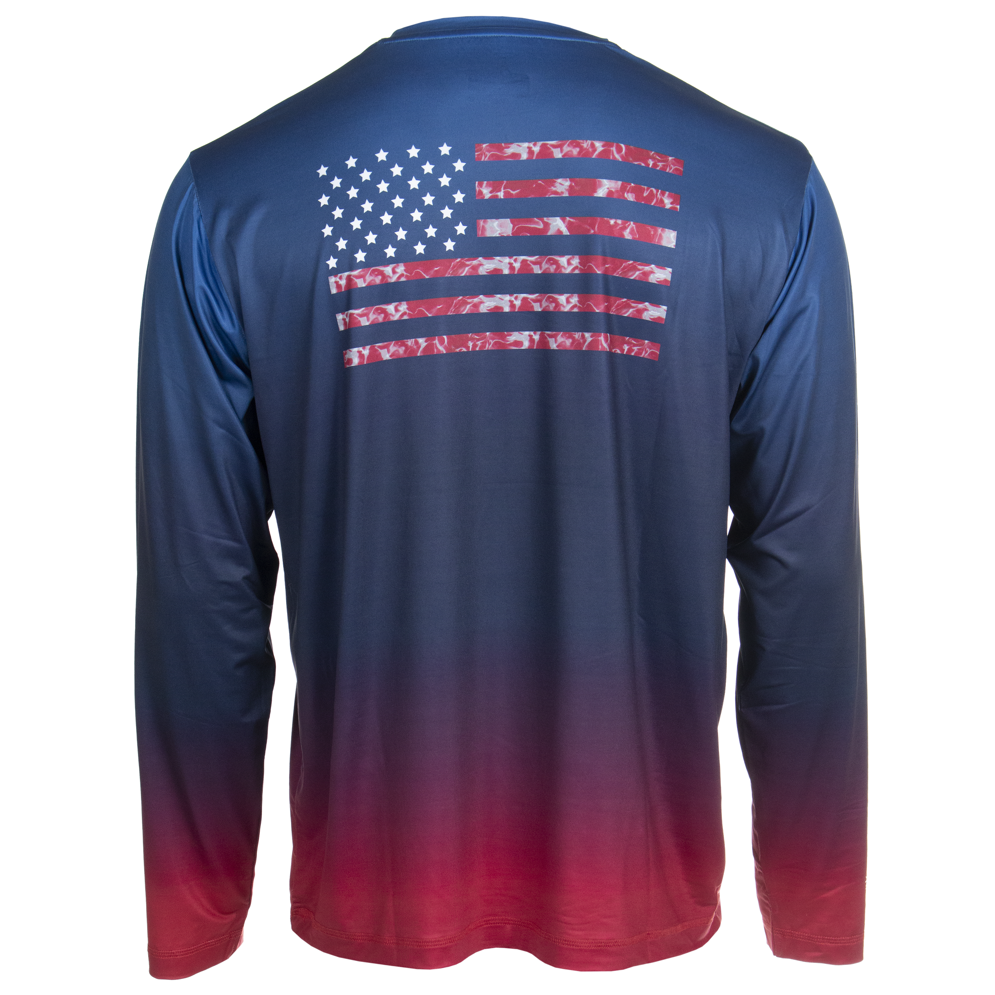 Men's Americana Long Sleeve Performance Tee Back on form view