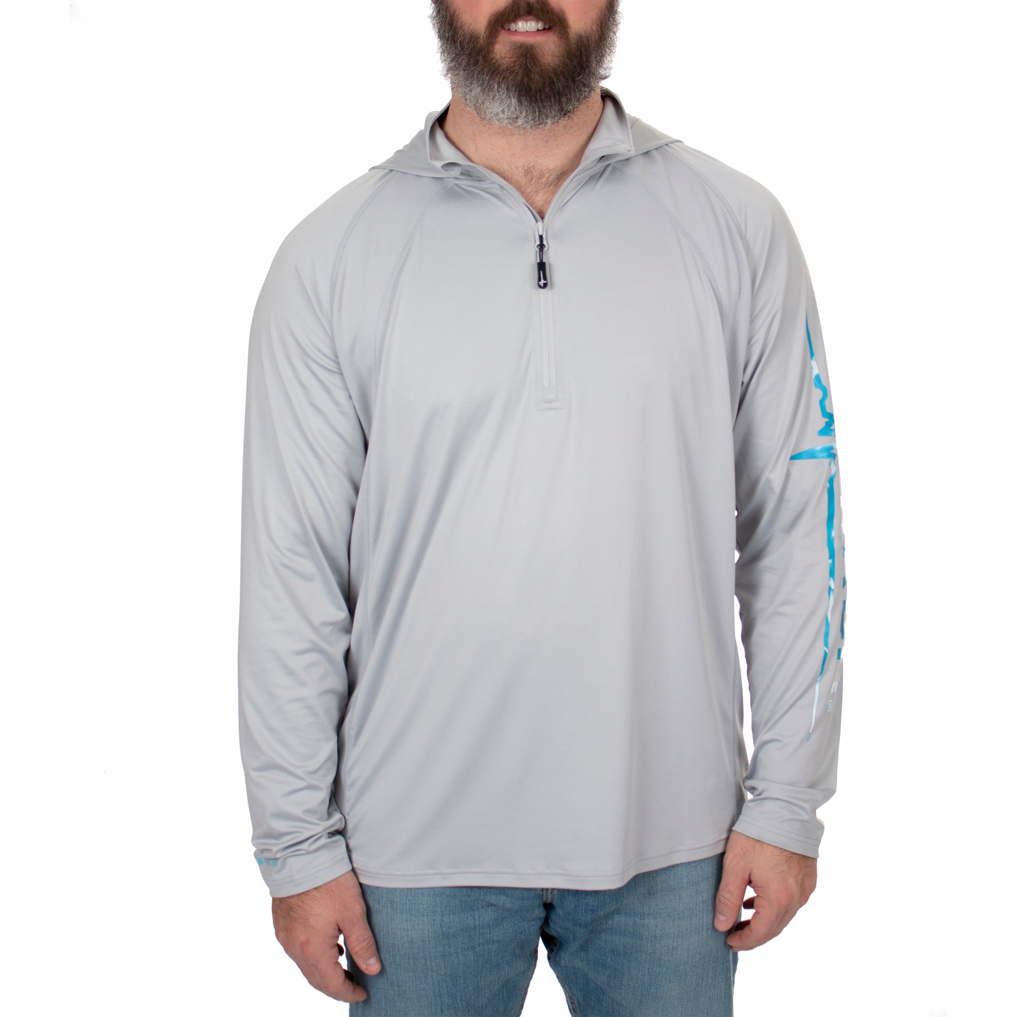 Habit 1/4 Zip Long Sleeve Pullover Fishing Shirt Men's Size XL