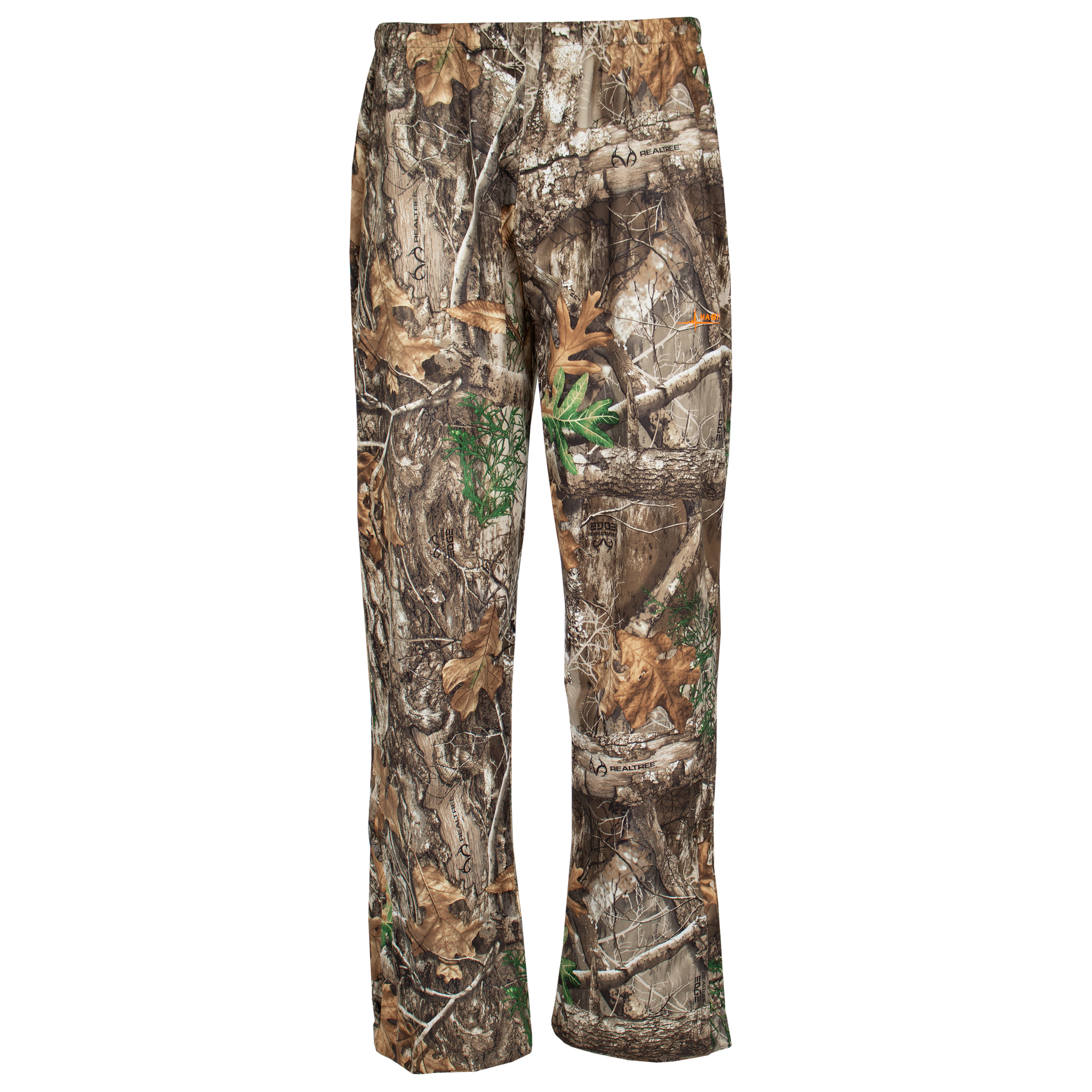 Men's Roaring Springs Packable Rain Pant Realtree Edge front on form