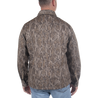 Men's Bowslayer Shirt Jacket Mossy Oak New Bottomland back on model view