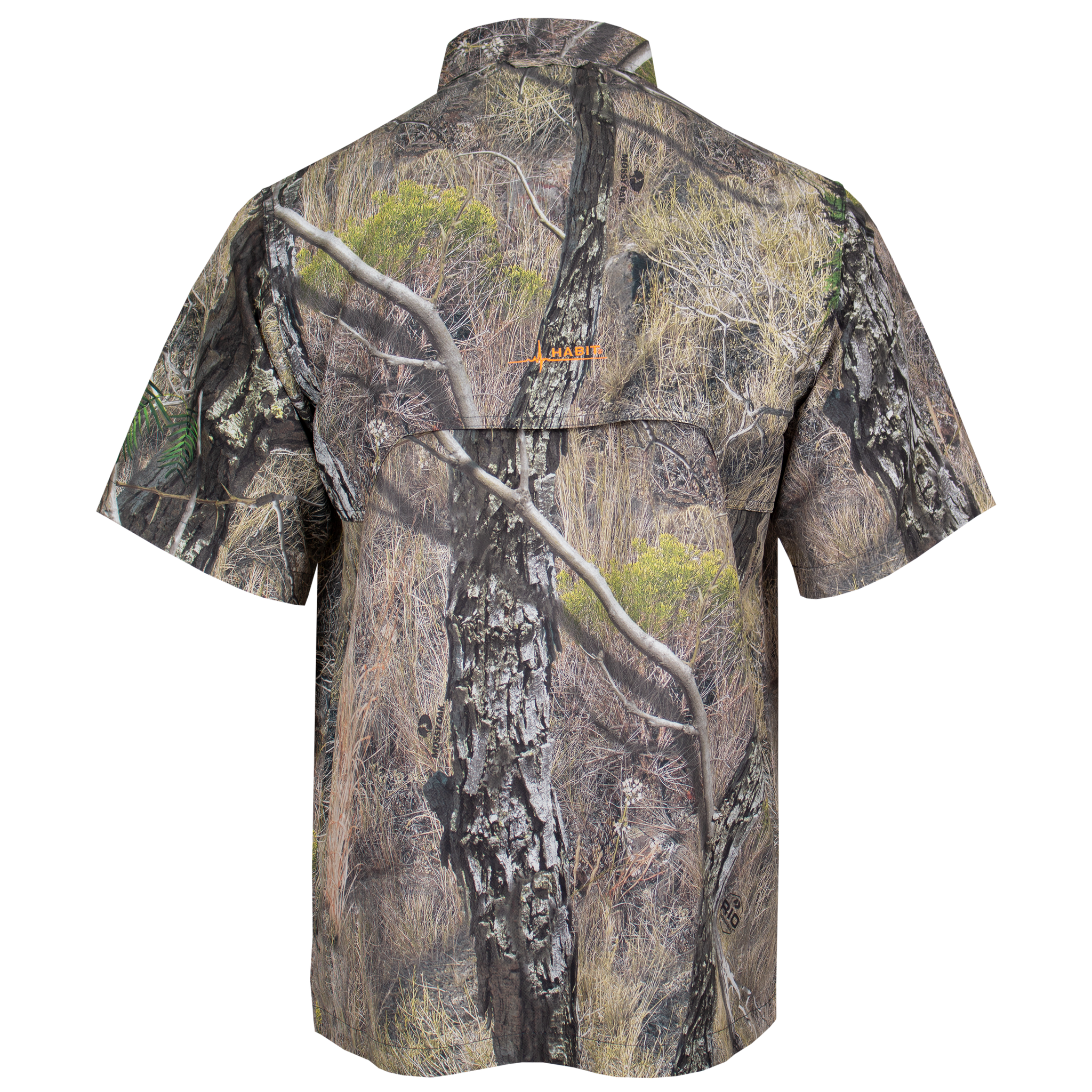 Men's Outfitter Junction Short Sleeve Camo Shirt Mossy Oak Rio back on form