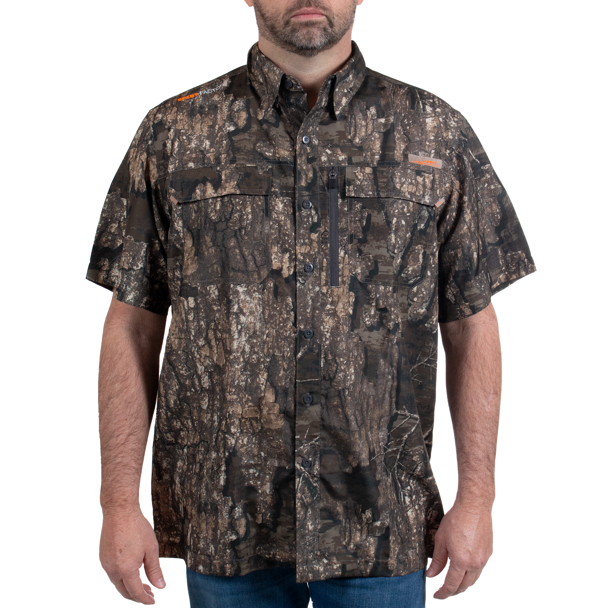 Men s Hatcher Pass Short Sleeve Camo Guide Shirt Habit Outdoors