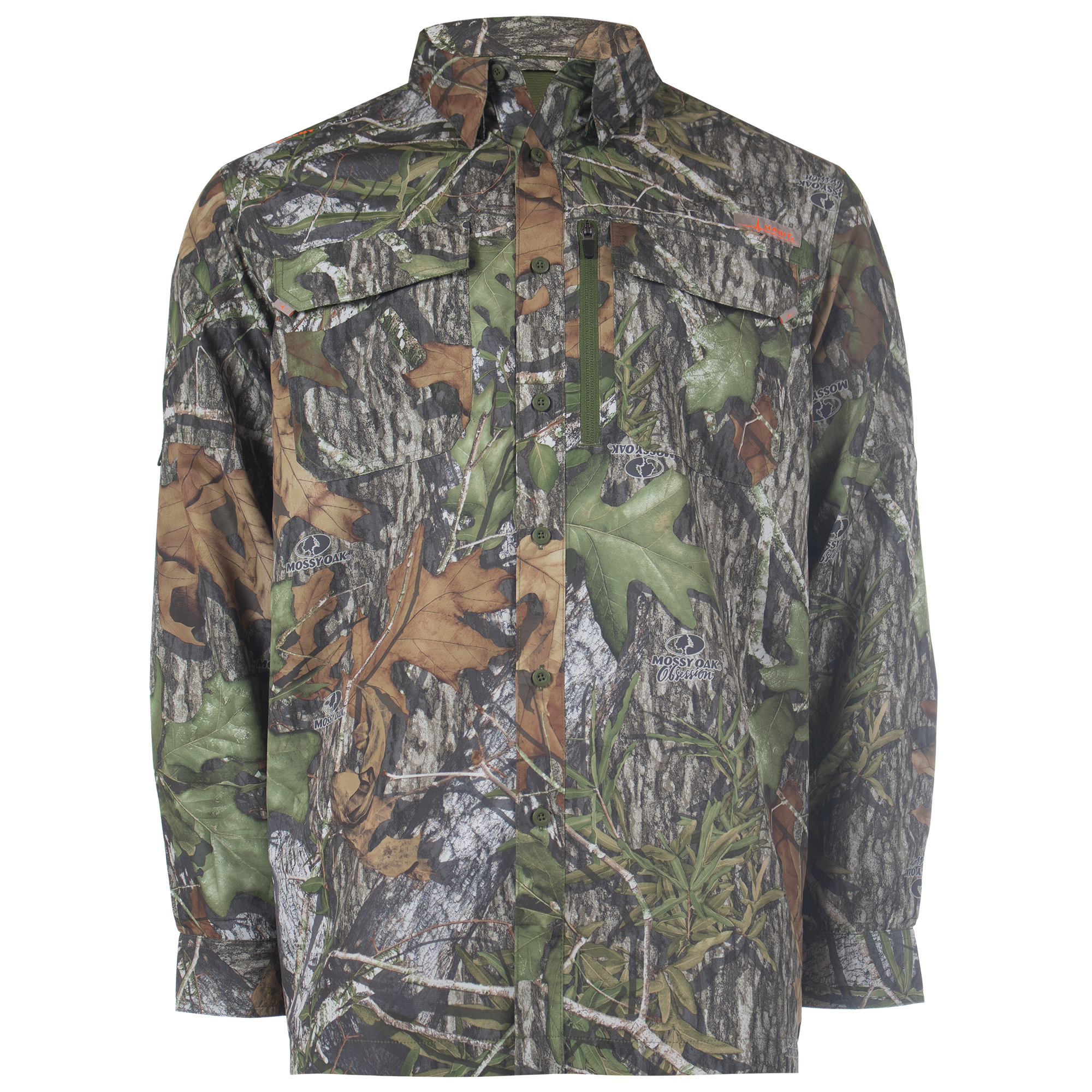 Men's Hatcher Pass Long Sleeve Camo Guide Shirt - Mossy Oak