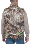 Men's Early Dawn Sherpa Shell Vest Realtree Edge back on form