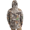 Men's Cedar Branch Insulated Waterproof Parka Realtree Edge back hood up on form view