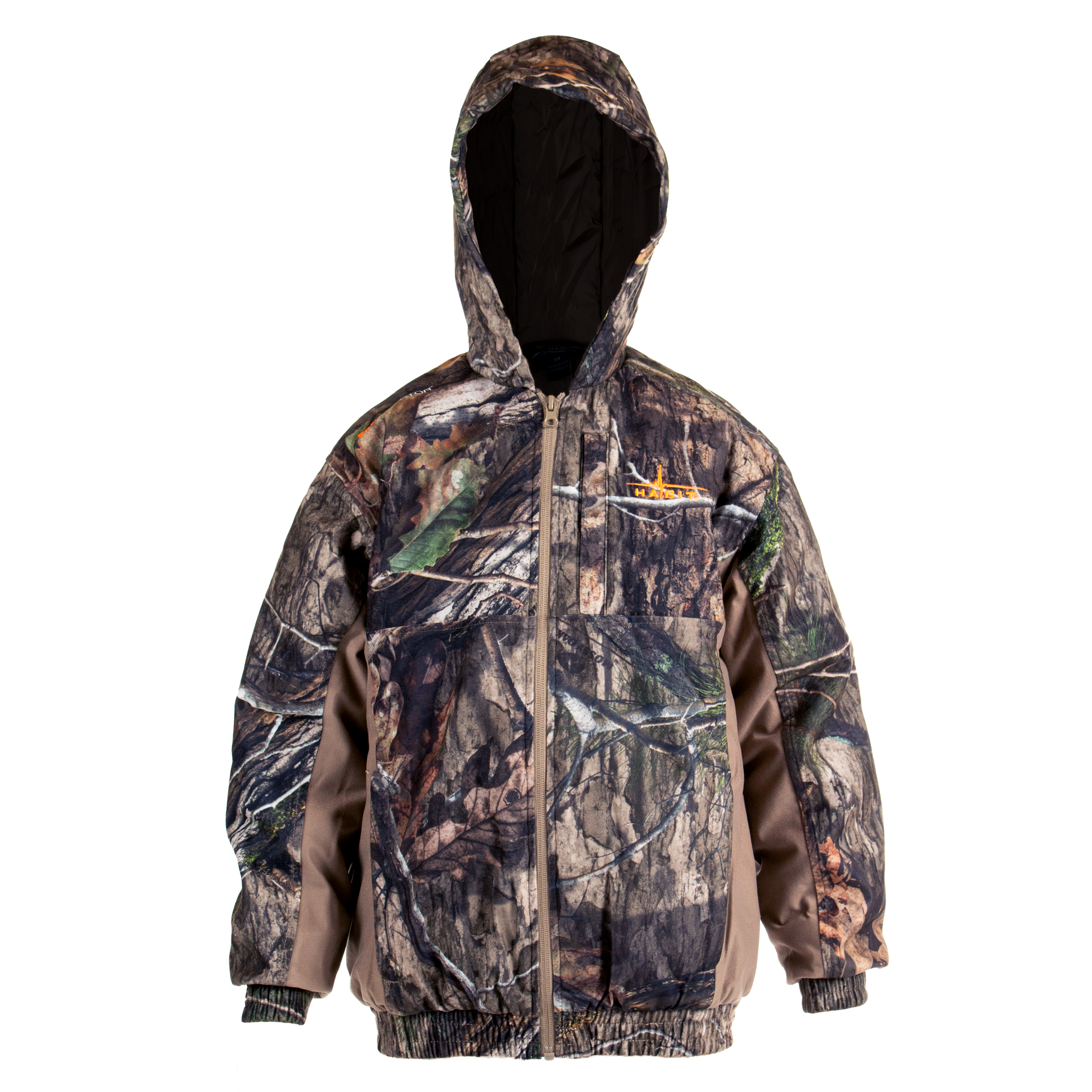 Youth Cedar Branch Insulated Waterproof Bomber - Mossy Oak DNA Front